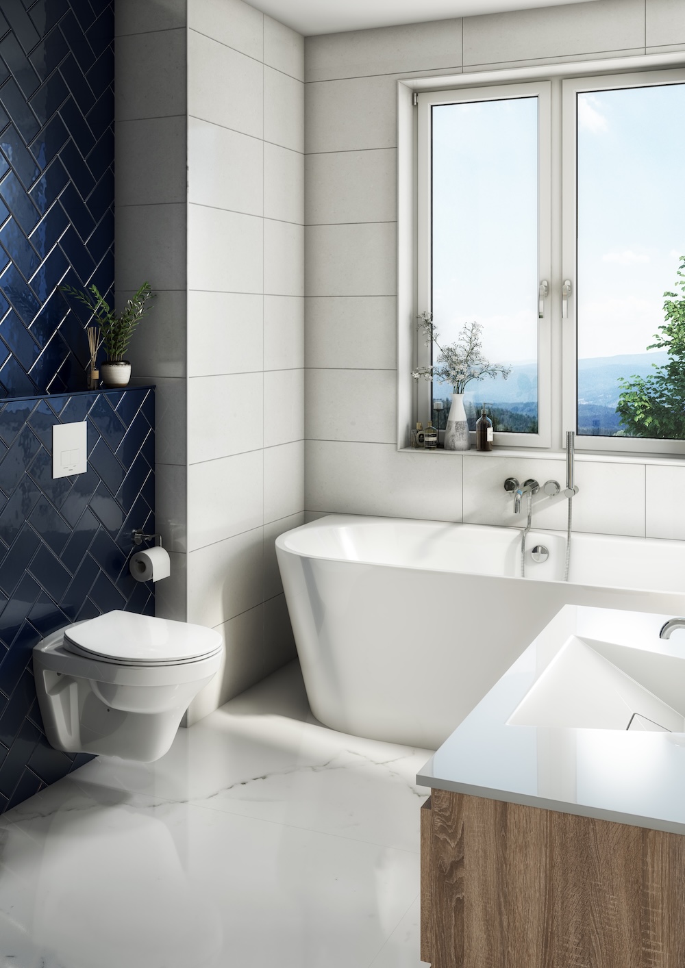 Foto Een luxe badkamer begint bij de juiste details FotoEen luxe badkamer begint bij de juiste details